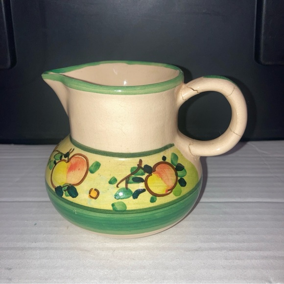 Derita 026 Pintia Mano Pottery Other - Derita 026 Pintia Mano Pottery Hand Painted Creamer Floral